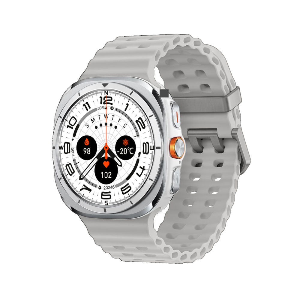 Chronus Smartwatch With Bluetooth Calling, Heart Rate, Blood Pressure, Blood Oxygen, And Sports Tracking(Grey) Grey 6976918003119