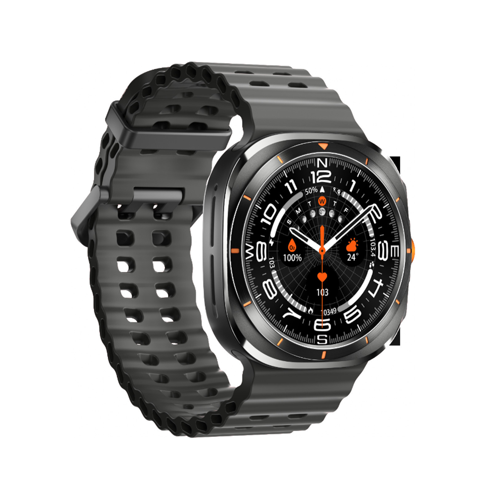 Chronus Smartwatch With Bluetooth Calling, Voice Assistant, Weather, Music, Heart Rate, Blood Pressure, And Multi-Sport Modes(Black) Black 6976918003171