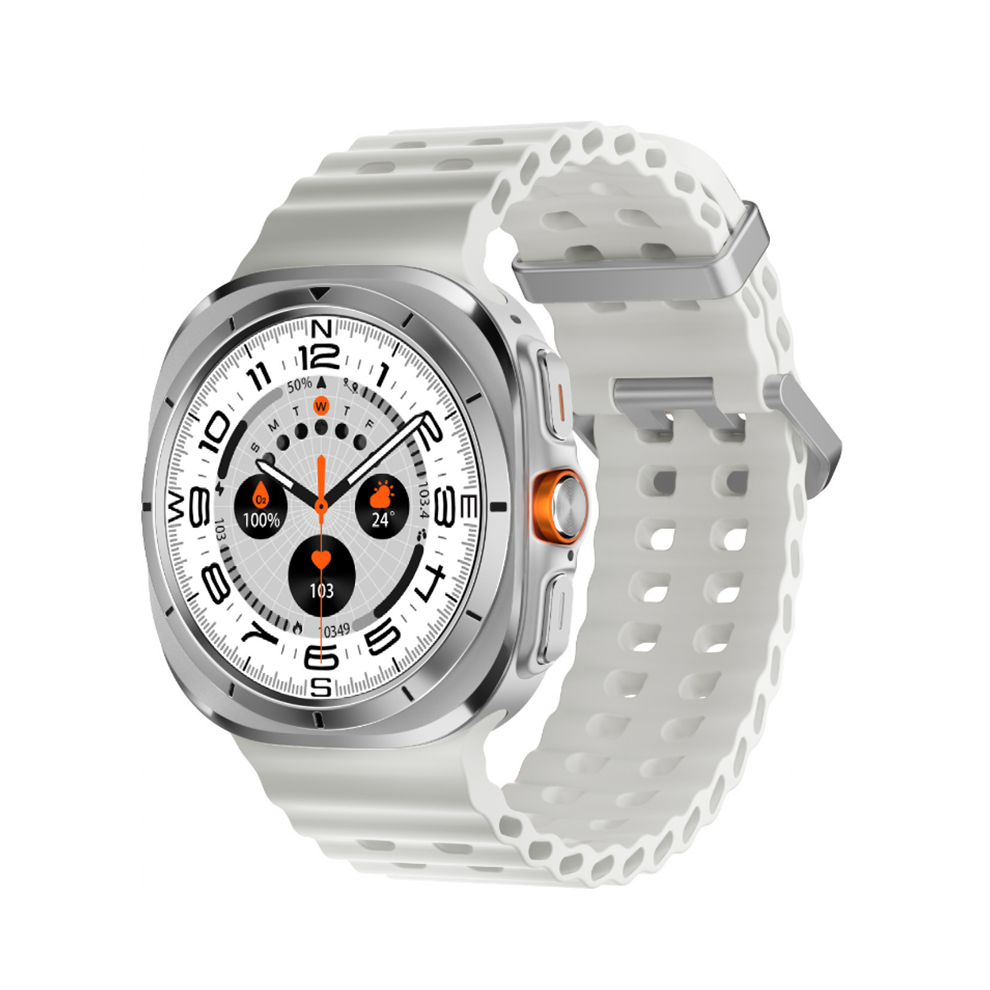 Chronus Smartwatch With Bluetooth Calling, Voice Assistant, Weather, Music, Heart Rate, Blood Pressure, And Multi-Sport Modes(White) White 6976918003195