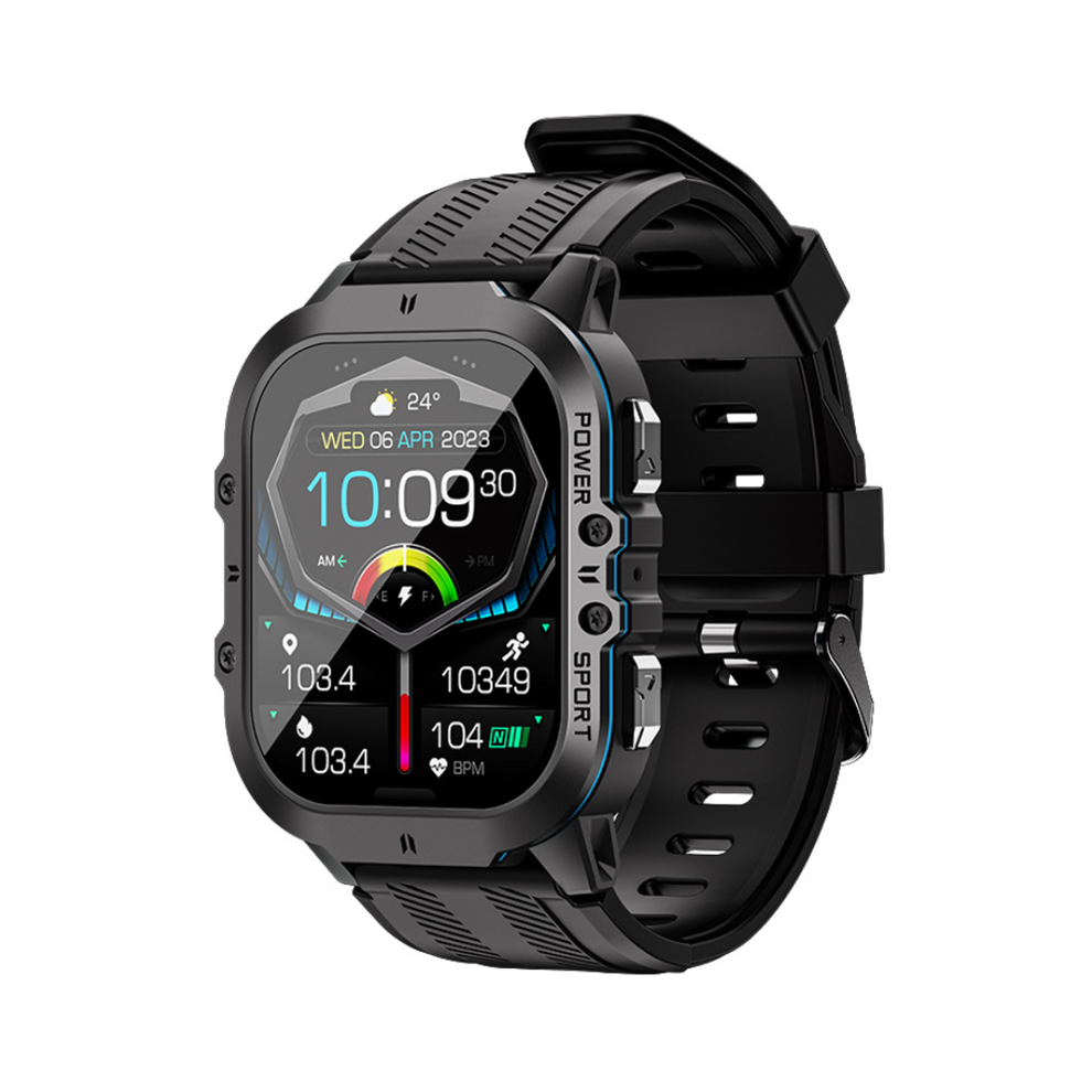 Chronus Smartwatch With Tooth Calling, Voice Assistant, Women's Health Tracking, And Multi-Sport Modes(Blue) Blue 6976918003270