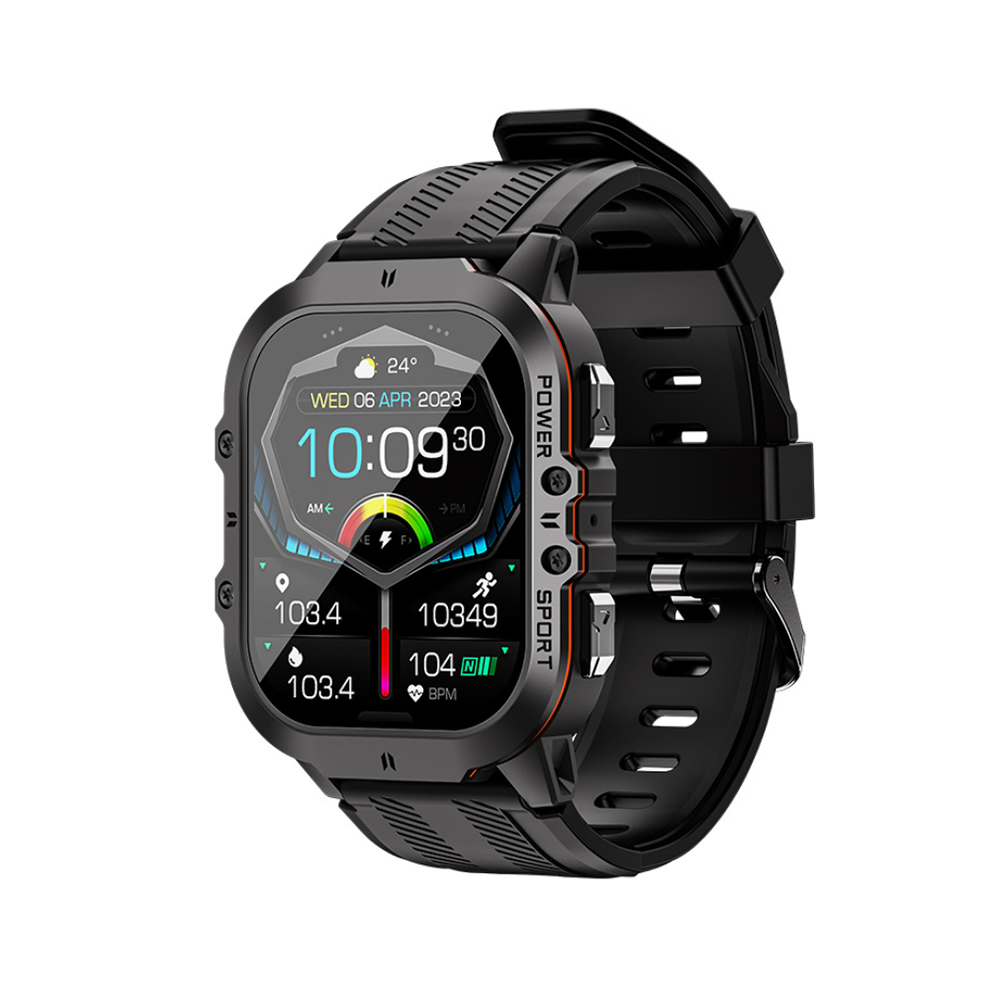 Chronus Smartwatch With Bluetooth Calling, Voice Assistant, Women's Health Tracking, And Multi-Sport Modes(Orange) Orange 6976918003287