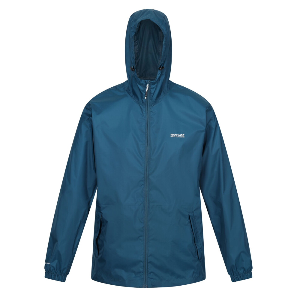 (L, Moroccan Blue) Regatta Mens Pack It III Waterproof Jacket