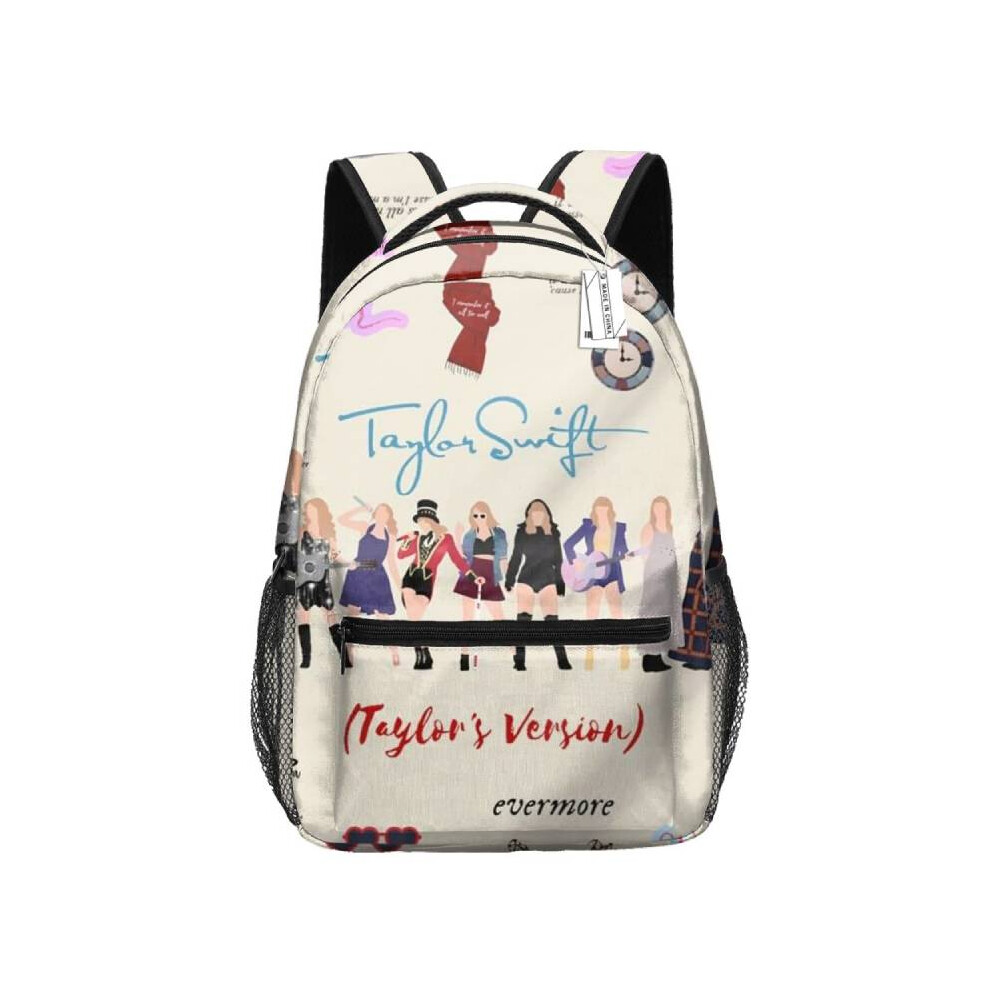 (Style D) Swift Taylor Printing Backpack Children School Bag Comfortable Large Capacity