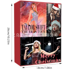 (B) Christmas Taylor Swift Keychain Bracelet Advent Countdown Calendar Xmas Gift