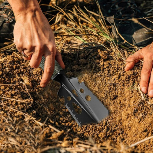 Backpacking Multi-purpose Hand Shovel 9-in-1 Shovels For Digging Survival Multitool Survival Tool Survival Multitool 1