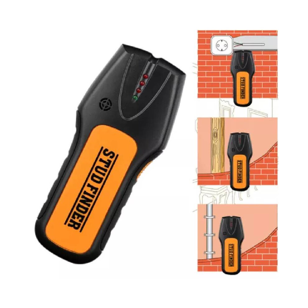 3 In1 Finder Wood Stud Metal Detector Pipe Wire Sensor Wall Scanner Electric Lcd