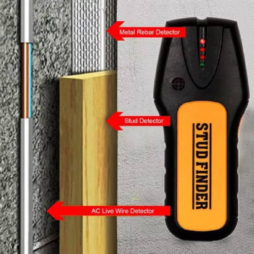 3 In1 Finder legno Stud Metal Detector Pipe Wire Sensor Wall Scanner elettrico Lcd 2