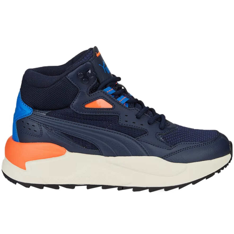 Puma X-Ray Speed Mid WTR Kids Shoes Navy Blue 387385 02