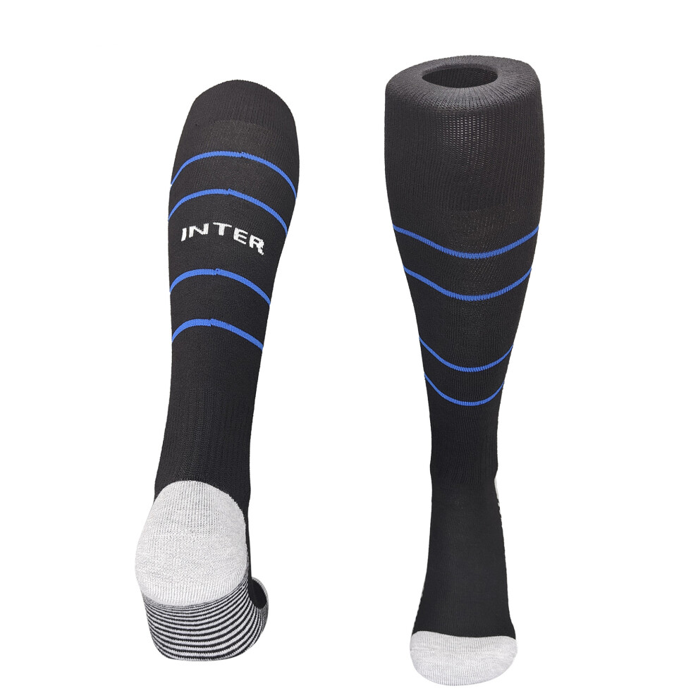 (Inter Milan Home, Adults(EU 37-45)) 24-25 Gift For Inter Milan Fans Football Socks Training