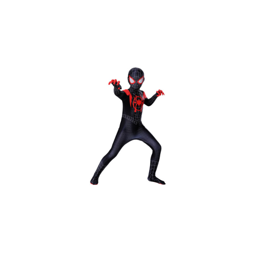 Goplushtoy (140) Spiderman Costumes Miles Morales Cosplay Costumes Fancy Dress Jumpsuit Super Heros Bodysuit Halloween Not,Specified