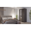 (100cm, Grey) ELUKS Modern Sliding Door Wardrobe OVI 4