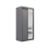 (100cm, Grey) ELUKS Modern Sliding Door Wardrobe OVI 1