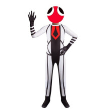 (120) Déguisement Roblox Rainbow Friends - Pour la Journée mondiale du livre, combinaison d'Halloween pour enfants, blanc