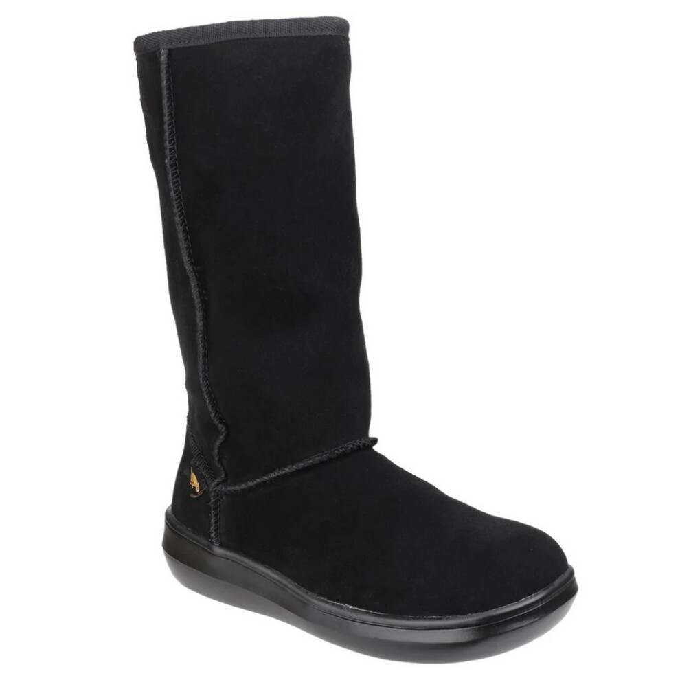 (4 UK, Black) Rocket Dog Womens/Ladies Sugardaddy Suede Pull-On Boots