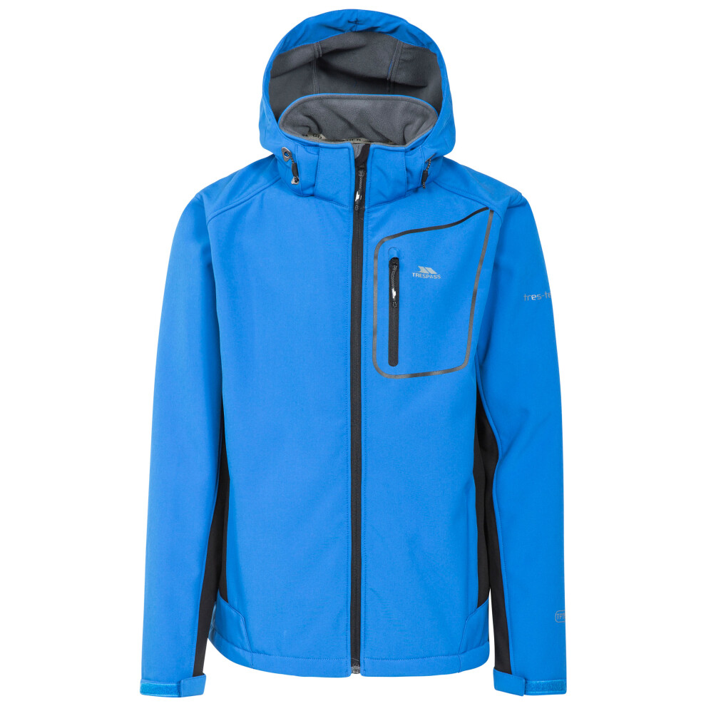 (XXS, Blue) Trespass Mens Softshell Jacket Strathy II