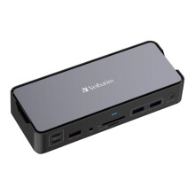 USB-C Pro Docking Station 15 Poorten - VERBATIM - CDS-15 - Laptops - Zwart