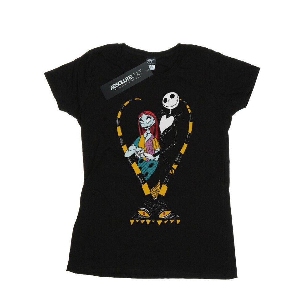 Nightmare Before Christmas Jack And Sally Love Cotton T-Shirt