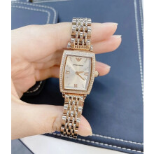 EMPORIO ARMANI AR11406 WOMEN'S WATCH ROSE GOLD STRAP WHITE DIAL