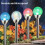 Solarize® 3 Pack Solar Cracked Glass Ball Lights 8