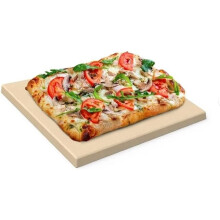 Vintage Gourmet® 12-Inch Square Cordierite Pizza Stone, 15mm Thick