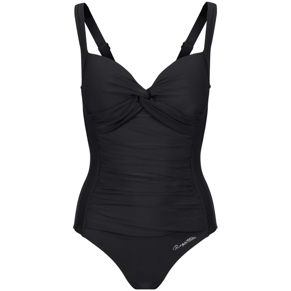 (12 UK, Black) Regatta Womens/Ladies Sakari Swimming Costume