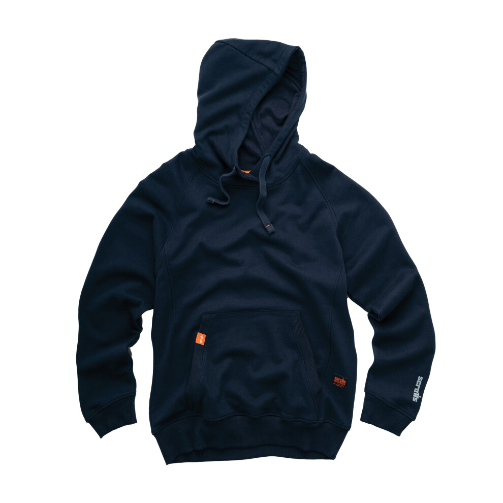 (XS, Navy) Scruffs Mens Eco-Worker Hoodie