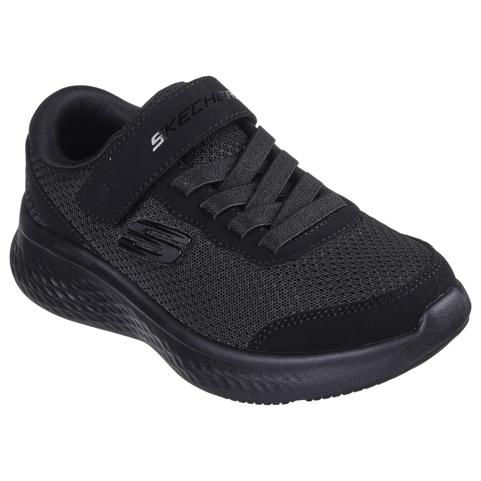 (12 UK Child, Black) Skechers Childrens/Kids Skech-Lite Pro Sprint Surge Trainers