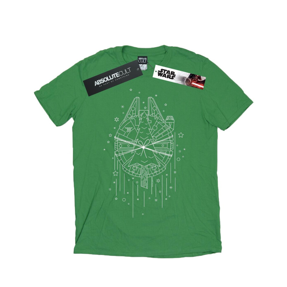 Millennium Falcon Christmas Tree Delivery T-Shirt