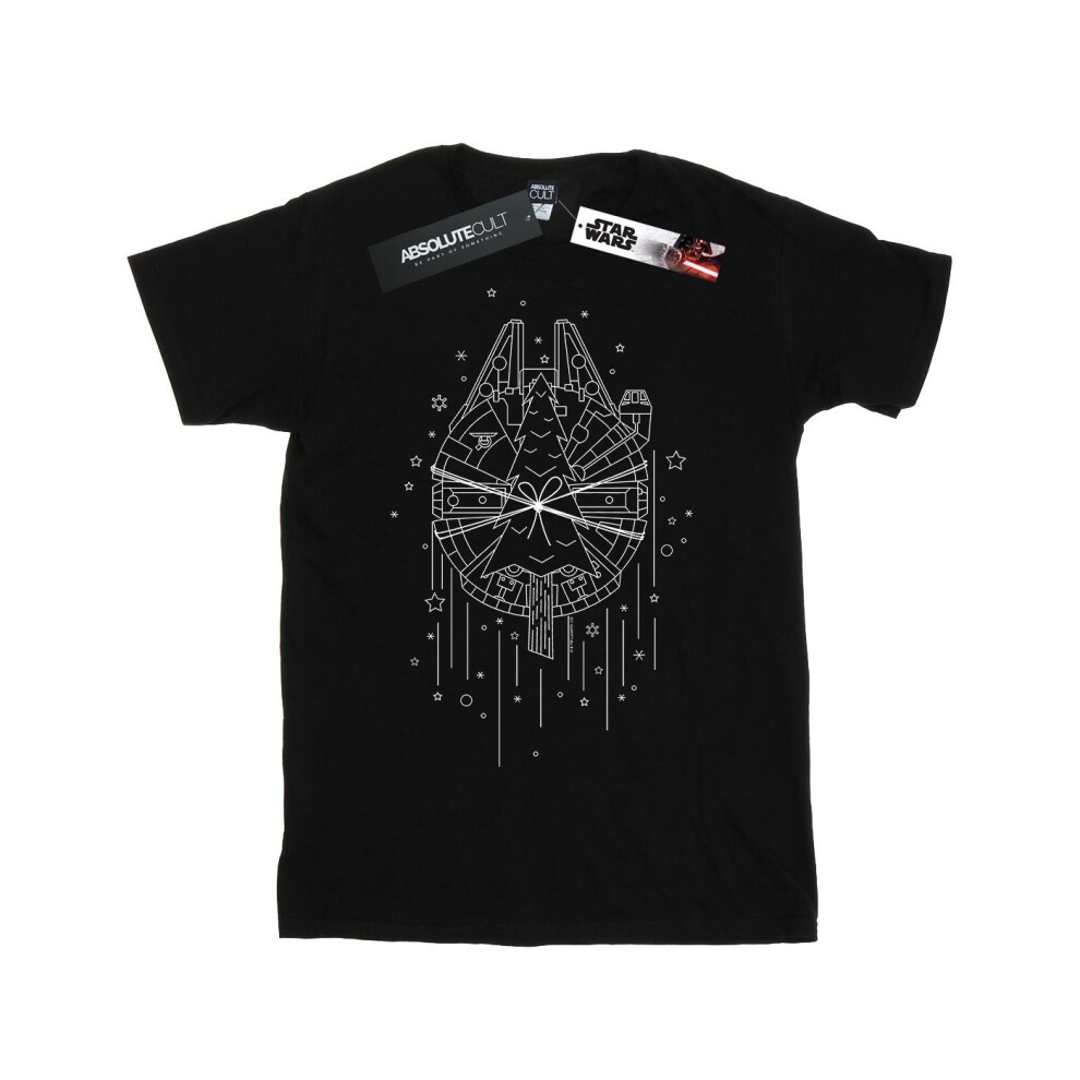 Millennium Falcon Christmas Tree Delivery T-Shirt