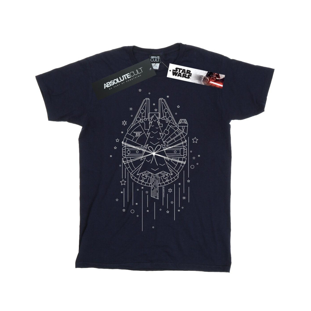 Millennium Falcon Christmas Tree Delivery T-Shirt