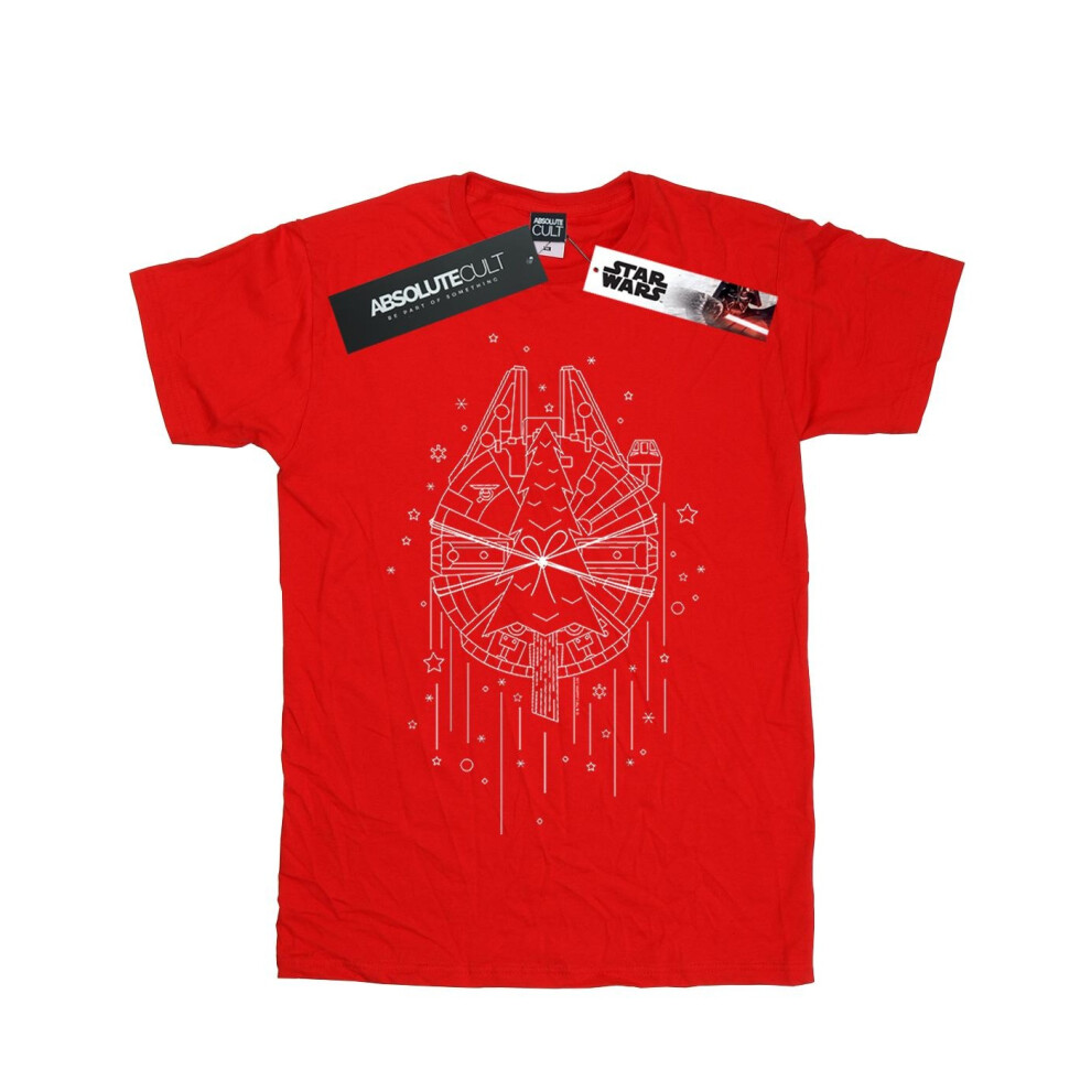 Millennium Falcon Christmas Tree Delivery T-Shirt