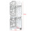 Living And Home 3 Tiers Corner Storage Rack Cabinet Shelf for Kitchen Bathroom White 6