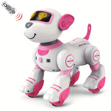 (Pink) Interactive Singing & Dancing Electronic Pet Dog - Conversational Intelligent Companion with Early Education Functions