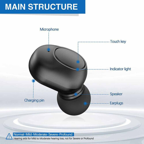 Digital Hearing Enhancer Hearing Aid Amplifier InEar Rechargeable Pair 2
