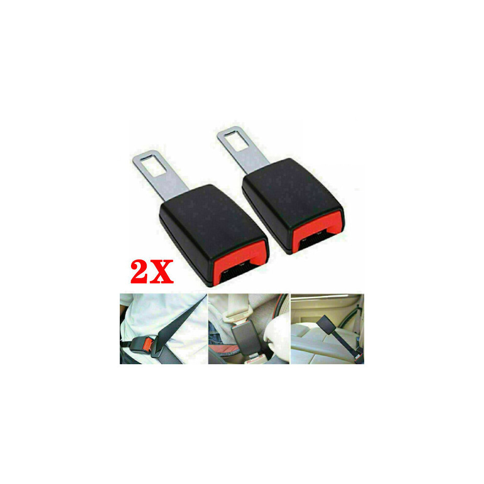 2X Car Safety Seat Belt Extension Auto Seat belt Buckle Clip Universal