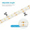 5M RGB Solar Powered LED Light Strip Outdoor Garden Tape String Light 4