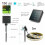 5M RGB Solar Powered LED Light Strip Outdoor Garden Tape String Light 5