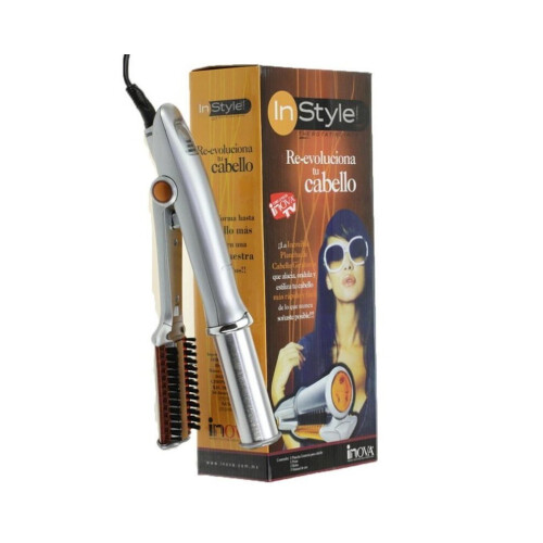 InStyler Rotating Iron Hair Straightener Styles Tool Silver 1