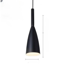 (1 Head Chandelier, No Bulb) Nordic Minimalist Iron Decoration 3 Heads Chandeliers Restaurant Bar Bedroom Pendant Lights