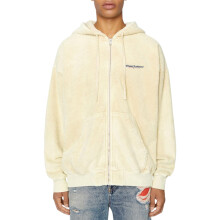 (Cream, XL) Diesel S-Ummerry-Zip-E8 0TEAK Mens Hoodie Sweatshirt