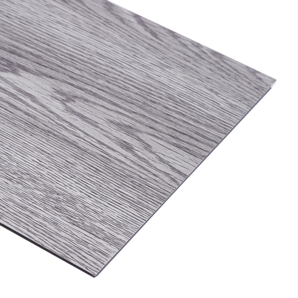 (#1 Grey) 14Pcs 3.12㎡ Thick Wood Grain SPC Floor Planks Soundproof