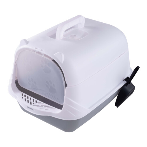 Living And Home Large Enclosed Cat Litter Box with Disinfection Light 2