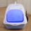 Living And Home Large Enclosed Cat Litter Box with Disinfection Light 2