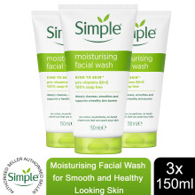(Buy 3) Simple Kind to Skin Moisturising Face Wash 150ml