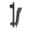 AICA Exposed Thermostatic Shower Mixer Set Twin Head Rainfall Matte Black 6