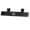 AICA Exposed Thermostatic Shower Mixer Set Twin Head Rainfall Matte Black 5