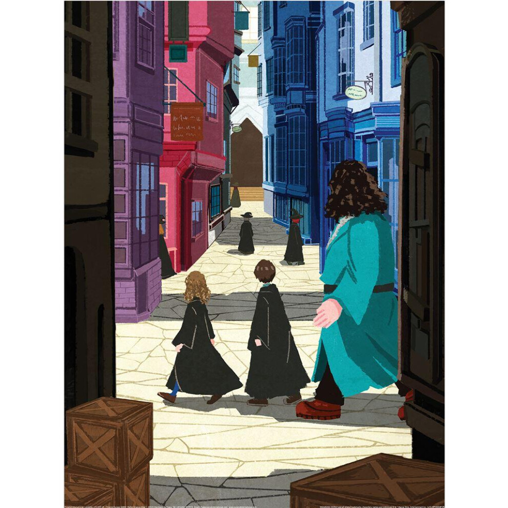 Harry Potter Looking Forward Diagon Alley Paper Print