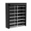 Living And Home Double-row Shoe Cabinet with Roll-Up Door 1