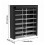 Living And Home Double-row Shoe Cabinet with Roll-Up Door 5