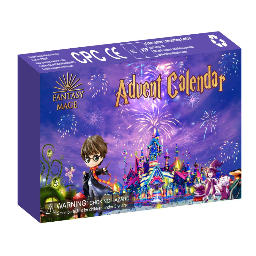 Harry Potter Character Figure Advent Calendar 24 Days Countdown Toy Gifts
